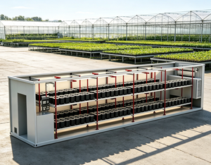 Smart Automated Full Spectrum LED <b>Grow</b> <b>Light</b> <b>Plant</b> Cultivation Container Greenhouse Aeroponic Irrigation Automatic HDPE - Product Image 1