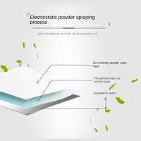 Lit superposé en acier moderne et personnalisé de 2 m pour dortoir scolaire, chantier de construction, dortoir du personnel