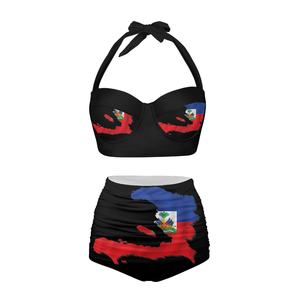 Costume <span class=keywords><strong>da</strong></span> <span class=keywords><strong>bagno</strong></span> <span class=keywords><strong>Sexy</strong></span> <span class=keywords><strong>da</strong></span> donna con stampa bandiera HAITI con 2022 su ordinazione <span class=keywords><strong>costumi</strong></span> <span class=keywords><strong>da</strong></span> <span class=keywords><strong>bagno</strong></span> Design Dropshipping costume <span class=keywords><strong>da</strong></span> <span class=keywords><strong>bagno</strong></span> a vita alta - Product Image 3