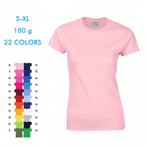Camiseta Deportiva de Cuello Redondo para Mujer, 100% Algodón, Diseño Formal, Cómoda, Energetizante, Color Sólido, Corte Regular - Product Image 4