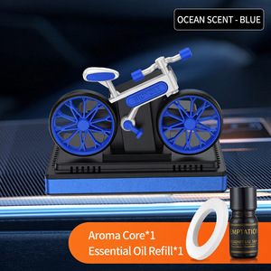 Purificateur d'air solaire rotatif pour vélo et voiture, parfum floral longue durée 31-60 jours, en plastique - Product Image 5