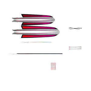 Kit d'accessoires d'éclairage LED pour l'intérieur de la voiture BMW E70 X5 2006-2013, éclairage ambiant dynamique 64 couleurs - Product Image 1
