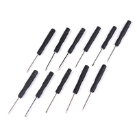 Mini tournevis 2 mm 3 mm pour réparation de téléphone portable, tournevis de précision isolé de poche