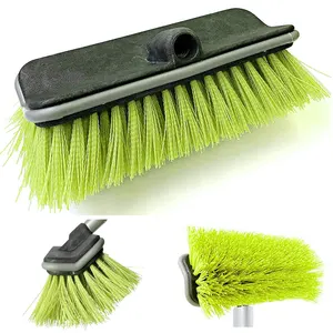 ESD — brosse à double niveau pour l'extérieur, outil de nettoyage de voiture, brosse de lavage à poils souples de 10 pouces