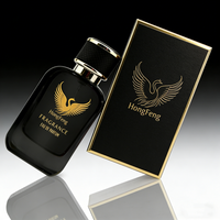 Botol Parfum Mewah 50ml Model Crimp Neck Persegi, Botol Parfum Custom Logo Mewah Dengan Kemasan Kotak
