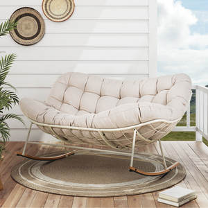 Muebles <span class=keywords><strong>de</strong></span> Hotel <span class=keywords><strong>Sillones</strong></span> Grandes <span class=keywords><strong>de</strong></span> Exterior Mecedora Colgante <span class=keywords><strong>de</strong></span> Huevo para Patio Juego <span class=keywords><strong>de</strong></span> Balcón Asiento Doble <span class=keywords><strong>de</strong></span> Acero Silla Mecedora <span class=keywords><strong>de</strong></span> Jardín - Product Image 4