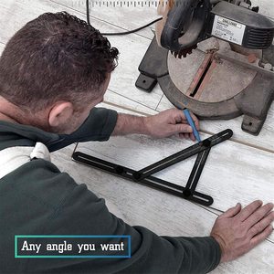 Hot Bán Đa Đo Lường Nhựa Cuối Cùng Template Công Cụ Đo Góc Cai Trị Cho Handymen Nhà Xây Dựng - Product Image 4