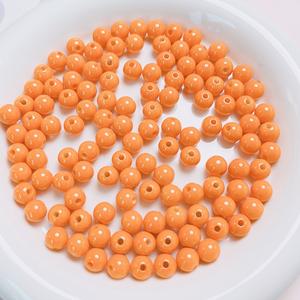 8Mm couleur schéma peinture couleur unie perles rondes bricolage téléphone portable chaîne bijoux accessoires perles acryliques - Product Image 5