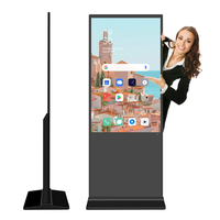 Kiosque d'affichage numérique vertical Android 11 Wifi de 49 pouces avec carte SIM, moniteur ultra large pour affichage numérique en public intérieur