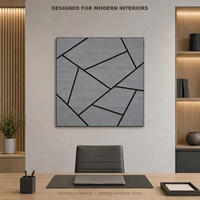 Panneaux acoustiques en fibre de polyester 3D, panneaux muraux insonorisants, ignifuges et imperméables pour chambre à coucher, salon, hôtel et salle à manger