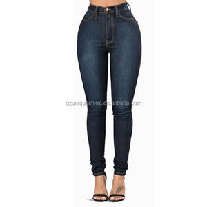 Fabricantes de ropa personalizada Mujeres Niñas Cintura alta <span class=keywords><strong>Push</strong></span> <span class=keywords><strong>up</strong></span> <span class=keywords><strong>Mujer</strong></span> Jeans Leggings Pantalones de mezclilla para damas - Product Image 4