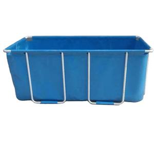 Piscinas Rectangulares Desmontables Plegables de Acero Inoxidable, Piscinas Elevadas de Plástico para Exteriores para Adultos - Product Image 5