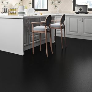 Carta da Parati Autoadesiva ORON DECO, Decorazione Fai-da-Te per Casa, Carta da Parati Nera Solida per Mobili da Cucina, Armadietti, Piani di Lavoro, Rotolo di Carta da Parati - Product Image 3