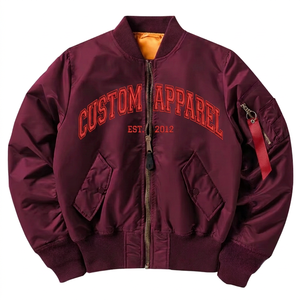 Factory Custom Logo Spring Autumn MCAFJ1 Pilot <b>Jackets</b> Windproof Waterproof Outdoor Bomber Flight <b>Jacket</b> for <b>Men</b> - Product Image 1