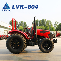Traktor Pertanian Premium 80HP Konsumsi Bahan Bakar Rendah Tenaga Kuat untuk Operasi di Lahan Gandum dan Lahan Jagung