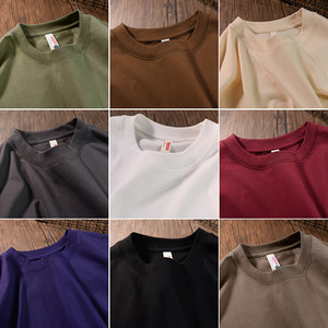 Camiseta <span class=keywords><strong>unisex</strong></span> básica de verano, de alta calidad, 100% algodón puro de 280g, color sólido, personalizable, transpirable y cómoda. - Product Image 1