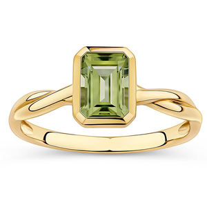 ชุดสร้อยคอและแหวนจี้เพชรเม็ดเดี่ยวทรงสี่เหลี่ยมมรกต ดีไซน์โรแมนติกจาก Gemnel Fashion เน้นความอ่อนโยนต่อผิว - Product Image 4