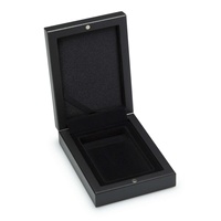 Emballage de boîte de peinture pour lingots frappés d'une seule pièce Laque Mdf Wood Precious Collecting Gold bar in clear Blister Card case