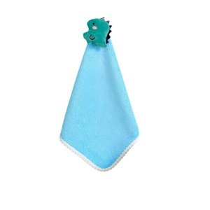 Jolies serviettes de cuisine suspendues en polaire corail 30x40cm, séchage rapide, motif dessin animé, forme rectangulaire, lot de 3, lot de 5 - Product Image 2