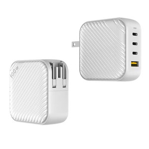 Cargador Plegable con Enchufe para Reino Unido/EE. UU./UE/Australia, 100 W, GaN, 3c1a, 4 Puertos, Carga Rápida QC3.0 PD para Laptop y MacBook - Product Image 4