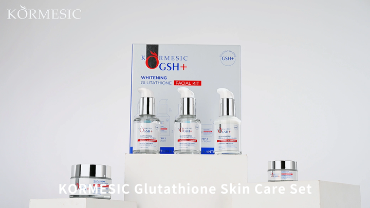 Private Label KORMESIC Whitening Glutathione Facial Kit  Nourishing&Whitening and Lightening Repair
