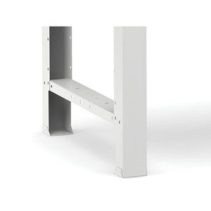 Établi Fami Master 300cm gris avec plateau en bois et armoire à 4 tiroirs - Product Image 2