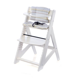 <span class=keywords><strong>Chaise</strong></span> <span class=keywords><strong>haute</strong></span> en <span class=keywords><strong>bois</strong></span> moderne pour bébés de 6 mois à 10 ans, nouveau-nés, 3 en 1, avec housse et coussin de siège - Product Image 5