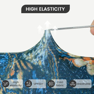 Manchons de <span class=keywords><strong>bras</strong></span> unisexe d'été rafraîchissants pour le sport, le cyclisme, protection solaire UV, séchage rapide, respirants, en Spandex/Nylon, par sublimation - Product Image 6