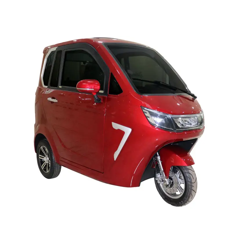 New adult three-wheeled three-wheeled electric passenger and cargo fully enclosed scooter mini electric tricycle for sale