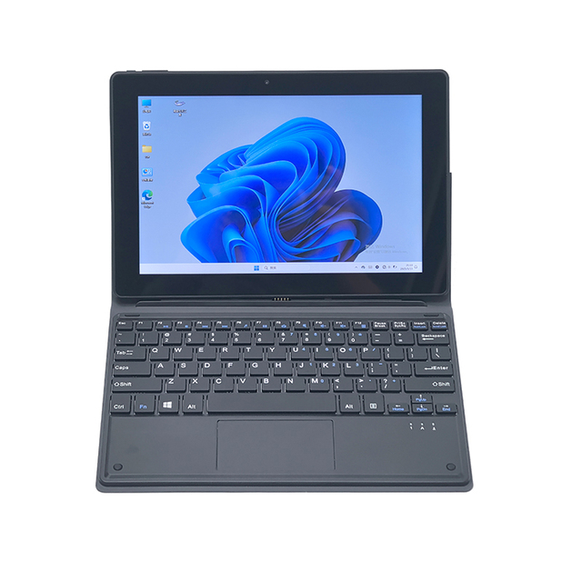 2 in 1 Tablets 10.1 Inch Tablette with Detachable Magnetic Keyboard Intel N4100 4GB RAM 64GB ROM Win11 Tablet PC