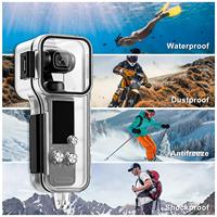 Boîtier étanche PULUZ pour DJI Osmo Pocket 4, coque de protection transparente pour plongée sous-marine pour caméra stabilisée