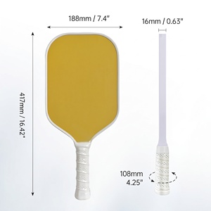 Carbon Fiber T700 Attack Style Pickleball <b>Paddle</b> <b>With</b> Grit Paint Matte Finish Enhanced Friction <b>Control</b> Customizable & Wholesale - Product Image 3