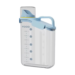 Nuevo Dispensador de Granos con Escala de Medición, Acrílico Transparente, Hermético, a Prueba de Humedad, Contenedor de Almacenamiento de Alimentos para Arroz, Cereales, Avena - Product Image 1