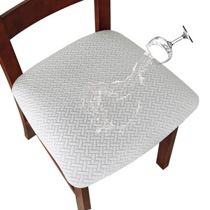 Jacquard Waterproof <strong>Chair</strong> Protector Solid Color Slipcover for Dogs Pets <strong>Kids</strong>-<strong>Chair</strong> Seat <strong>Cover</strong> - Product Image 3