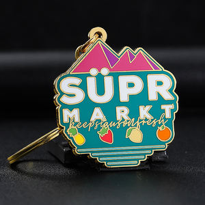 Llavero personalizado <span class=keywords><strong>de</strong></span> fábrica, llavero bonito <span class=keywords><strong>de</strong></span> dibujos animados, llavero 2d 3D dorado, plateado, flor, seta, cereza, llaveros con logotipo - Product Image 6