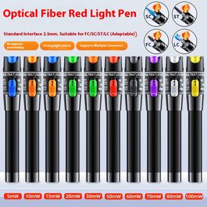 <span class=keywords><strong>VFL</strong></span> sumber cahaya merah serat optik, 1-100km 10/20/30/50/60/80/100MW untuk FTTH - Product Image 3