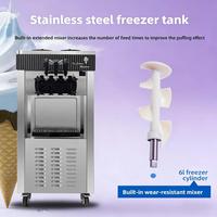 Machine à glace molle chinoise à 2 compresseurs, prix usine, machine commerciale à yogourt glacé, machine à açaï, pour glaces molles et margaritas