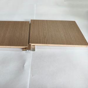 PVC imperméable WPC de panneau de mur de lamelle en bois texturisé par 3D - Product Image 3