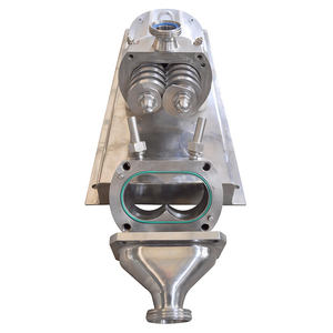 Pompe à double vis en acier inoxydable de qualité alimentaire pour eau propre, boissons, miel, chocolat, machine de remplissage double JG-G Food Gr - Product Image 1
