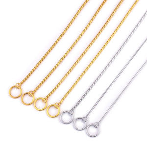 Groothandel 4Mm Luxe Massief Patroon Huisdierbenodigdheden Anti-Roest Metalen Kettingen Gladde Hondenriemen Hondenkettingen Halsbanden - Product Image 5