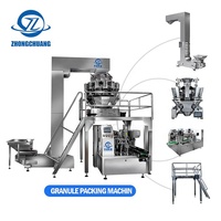 Ensacheuse automatique multifonctionnelle pour riz soufflé, noix, biscuits, légumes séchés, chips de pommes de terre, sachets refermables, doypack, pesage