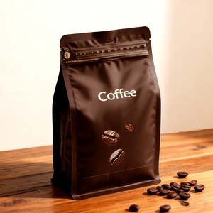 ผู้ผลิตถุงบรรจุภัณฑ์เมล็ดกาแฟแบบรีไซเคิลเป็นมิตรกับสิ่งแวดล้อมพร้อมโลโก้สั่งทำพิเศษ  ออกแบบซิปวาล์วและฐานขยายด้านข้าง  รับผลิตแบบ OEM - Product Image 5