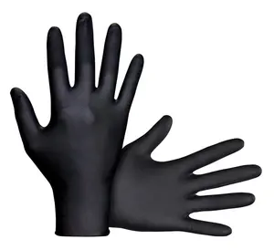 6mil Heavy Duty Tattoo Food Cleaning Oem Logo Custom Barbershop Manicure Nail Beauty Salon Chemical Proof Gloves Nitrile Glove