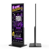 Écran tactile LCD Full HD 65/75/85 pouces pour affichage numérique publicitaire avec SDK, pour utilisation en centre commercial, ascenseur, sur pied