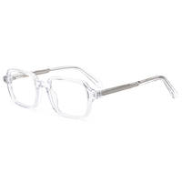 Gafas Ópticas de Acetato con Logotipo Personalizado, de Alta Calidad, Precio Económico, Marca Famosa, con Bisagras de Resorte, Modelo M003, Venta al Por Mayor