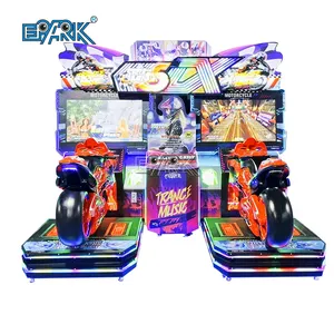 Indoor 2 Playres Popular Family Games Coin Operated Super Motor Coin Operated 2 Players Driving Motorcycle Racing Car Arcade