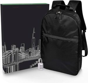 Estuche para cuchillos de chef BSCI (21+ ranuras para cuchillos) con candado, correas estilo mochila y acero de afilar deslizante - Product Image 1
