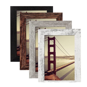 Wood Handmade Photo <b>Frame</b> 4x6 16x20 11x14 5x7 18x24 24x36 Customized Logo Modern Hanging UV <b>Printing</b> 2-Color <b>Printing</b> - Product Image 1