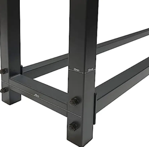 Carré moderne en métal enduit de poudre 200X25X115 cm support de support de bois de chauffage de jardin housse de protection empilable accessoires de cheminée - Product Image 5