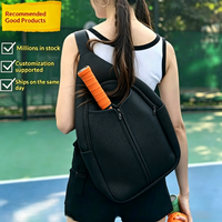 Sac à dos de sport en néoprène grande capacité pour raquettes de pickleball pour enfants, vente chaude transfrontalière OEM/ODM, personnalisation prise en charge, en stock